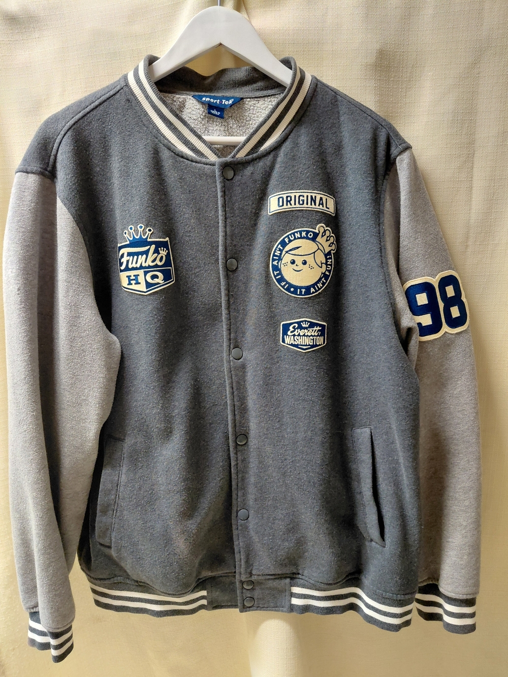Funko HQ Everett Washington Letterman Varsity Bomber Jacket Size: Mens (L)